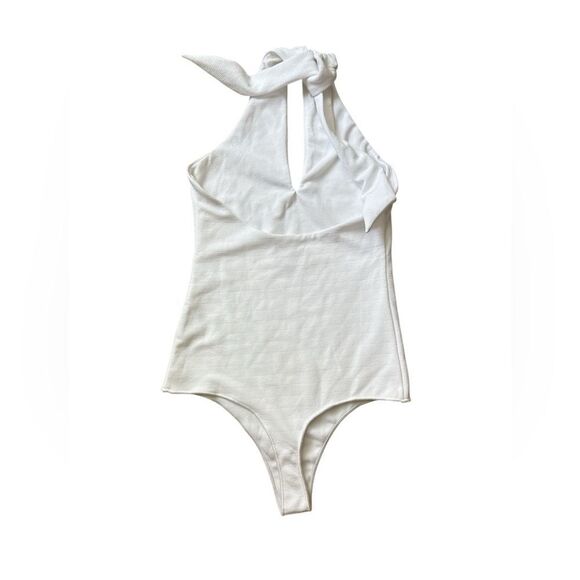 Jasmine Bodysuit in Bone Stretch SHOW ME YOUR MUMU M - Picture 4 of 7